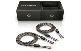 ViaBlue Lautsprecherkabel, SC-2 Silver-Series Single-Wire Lautsprecherkabel mit Aderendhlsen
