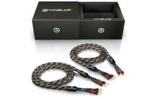 ViaBlue Lautsprecherkabel, SC-4 Silver-Series Bi-Wire Lautsprecherkabel mit Aderendhlsen