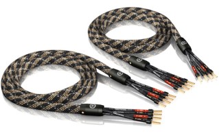 ViaBlue Lautsprecherkabel, SC-4 Silver-Series Bi-Amping Lautsprecherkabel mit Aderendhlsen