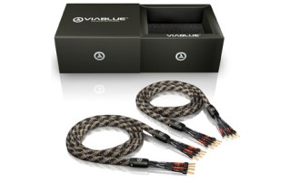 ViaBlue Lautsprecherkabel, SC-4 Silver-Series Bi-Amping Lautsprecherkabel mit Aderendhlsen