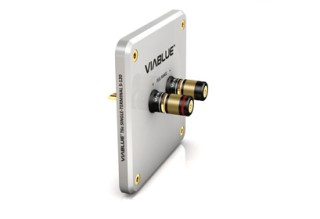 ViaBlue Lautsprecherterminals , T6s Single-Terminal S-120 mit Polklemmen 