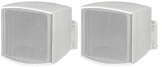 Lautsprecherboxen: 100 Volt, ELA-Miniatur-Lautsprecherboxen-Paar EUL-26/WS