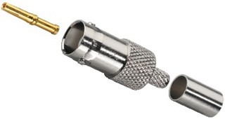 Stecker und Kupplungen: BNC, BNC-Crimpkupplung BNC-88/UCR